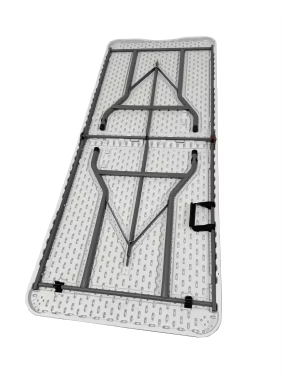 Campingtafel Wit Plastic — 180 cm - Afbeelding 4