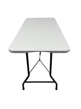 Campingtafel Wit Plastic — 180 cm - Afbeelding 2